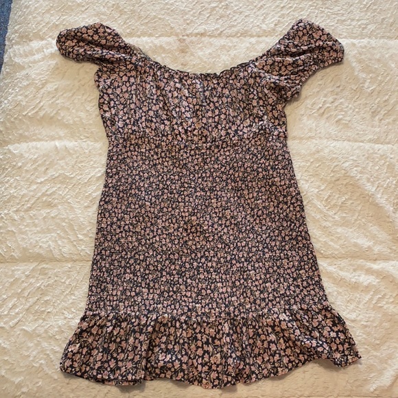 Off the Shoulder Mini Dress - Picture 1 of 4